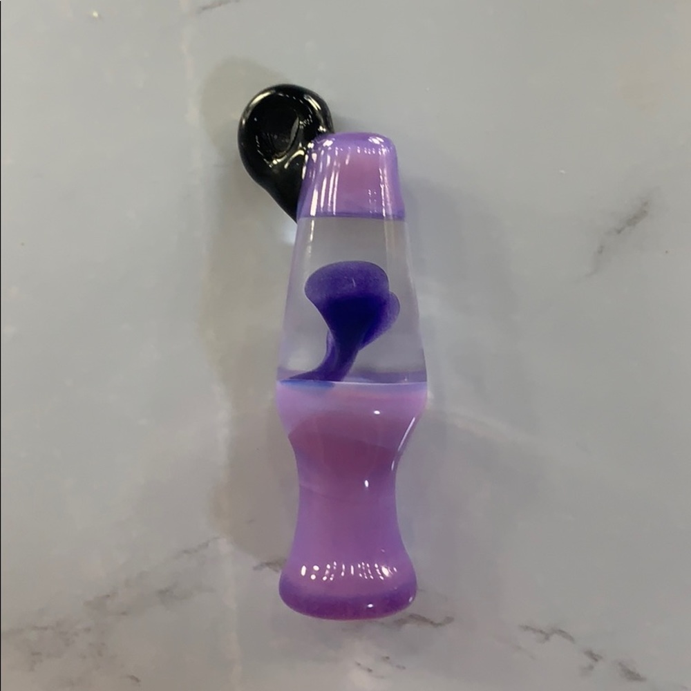 Hand Blown Glass Lava Lamp Pendant